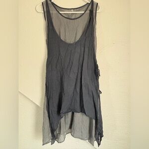 Boho chic layered dress